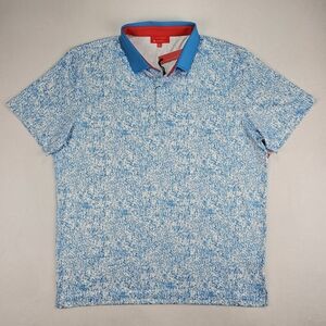 Redvanly Men's Canon Golf Polo Size XL Malibu Blue |R2416|
